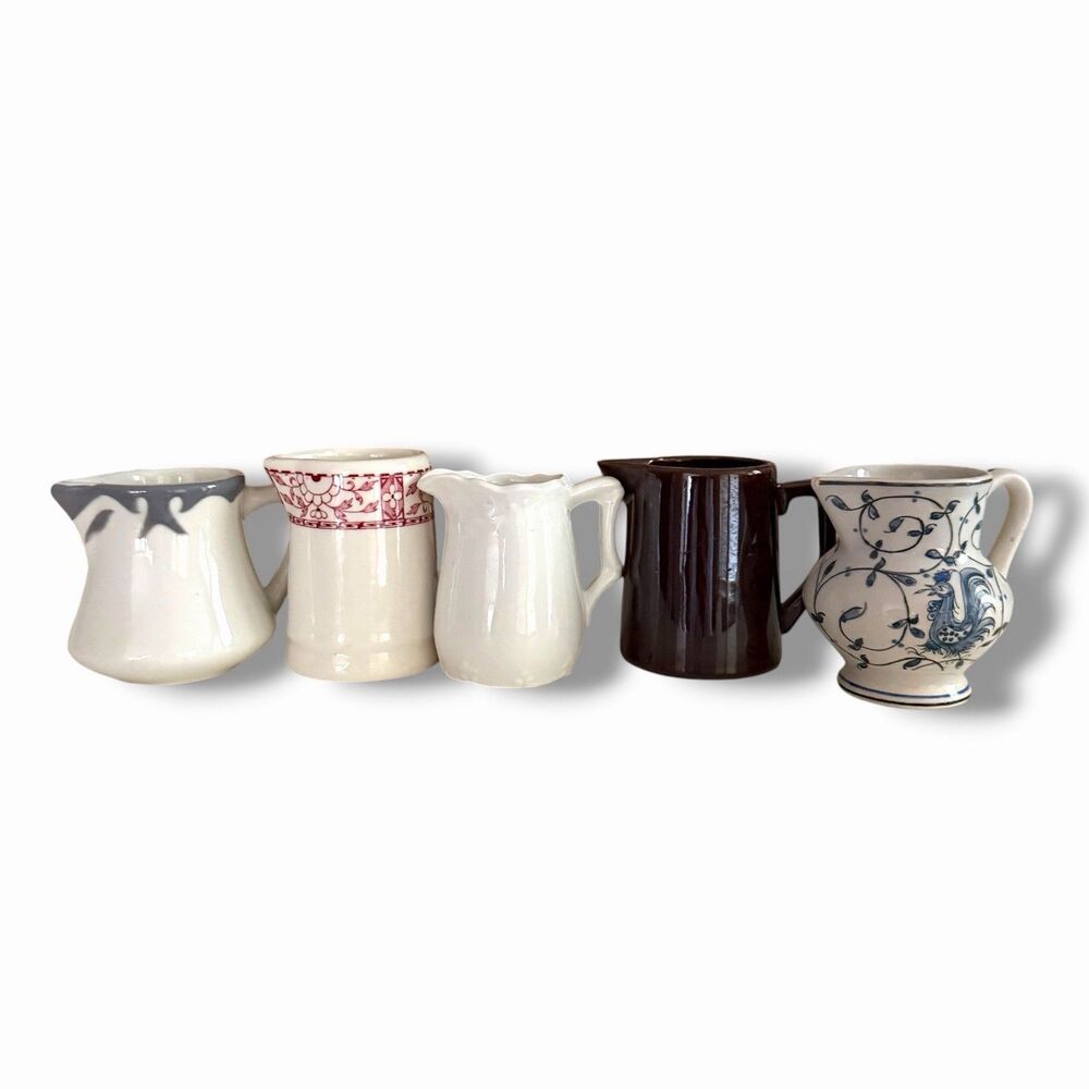 Instant Mini Creamer Collection Vintage Creamers Set Of 5 2.75-3”
